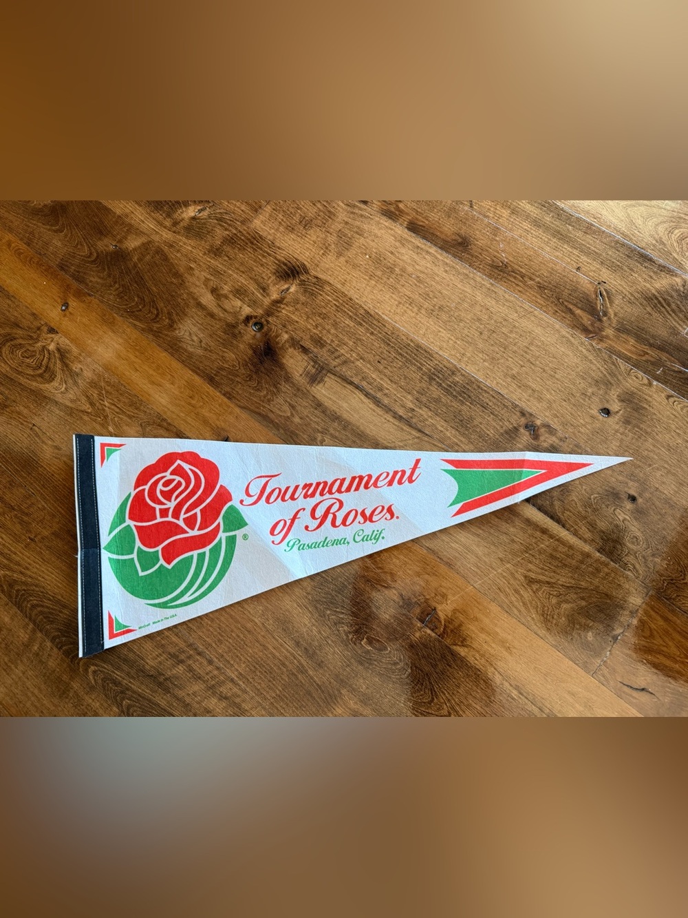 Pasadena Tournament of Roses Parade Logo Graphic Classic 12"x30" Pennant Decor